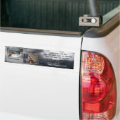 避難所への家 バンパーステッカー (トラック上)