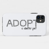 避難所ペット足を採用して下さい Case-Mate iPhoneケース (裏面(横))