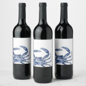 避難所 | ブルーカニテーマ ワインラベル (ボトル)