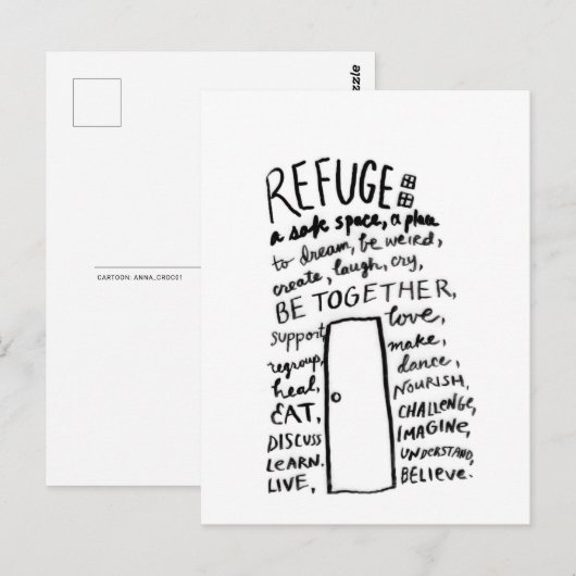 避難所 ポストカード (正面/裏面)