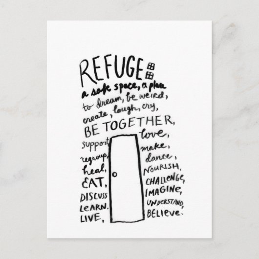 避難所 ポストカード (正面)