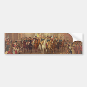 避難日およびWashingtonsニューヨークの記入項目1783年 バンパーステッカー