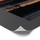 避難水景サンセットポスター ポスター (角)