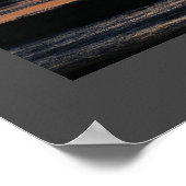 避難水景サンセットポスター ポスター (角)