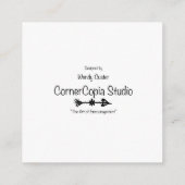 避難用聖なる書物、 経典カード エンクロージャーカード (裏面)