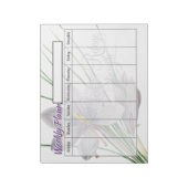 避難用週次プランナーシート ノートパッド (回転)