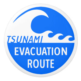 避難経路道路標識 セラミックノブ