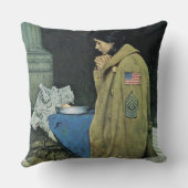 避難者の感謝祭 クッション (裏面)