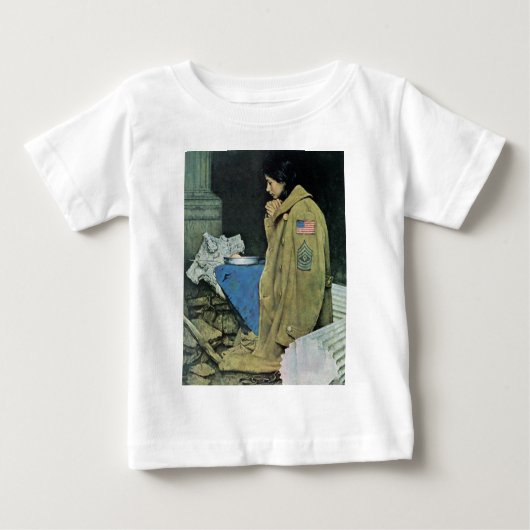 避難者の感謝祭 ベビーTシャツ (正面)