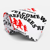 避難者の歓迎はあなたの家族を持って来ます ネクタイ (ロール)