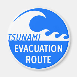 避難路道路標識 マグネット
