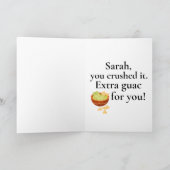 那智院生おめでとうおもしろい カード (内部)