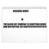 邪悪で黒い点のカレンダー カレンダー (カバー)