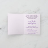 邪悪なおもしろいハロウィンラブムーン結婚ズの折り畳み 招待状 (内部)