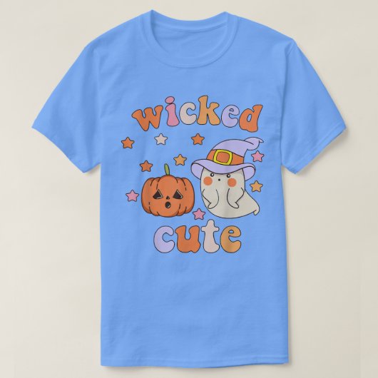 邪悪なかわいいハロウィン幽霊グルーヴ不気味ィーウィッチGi Tシャツ (デザイン正面)