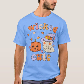 邪悪なかわいいハロウィン幽霊グルーヴ不気味ィーウィッチGi Tシャツ