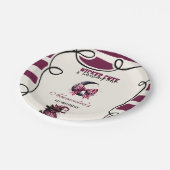 邪悪なかわいい&ターニングワンガールハロウィーン1誕生 ペーパープレート (アングル)