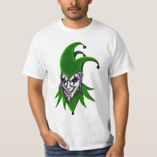 邪悪なこっけい者のピエロのワイシャツ Tシャツ