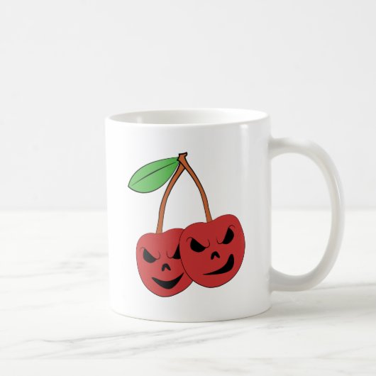 邪悪なさくらんぼのマグ コーヒーマグカップ (右)