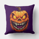 邪悪なにやにやカボチャ頭 クッション (裏面)