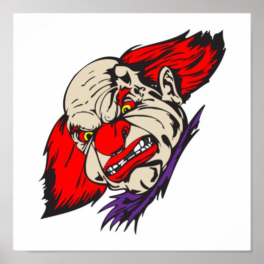 邪悪なひびきピエロ ポスター (正面)