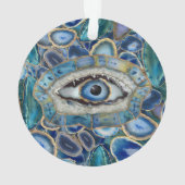 邪悪なアイアムレットブルージオデスとクリスタル オーナメント (裏面)