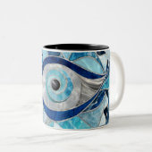 邪悪なアイアムレットモザイクミネラル質感 ツートーンマグカップ (正面右)