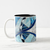 邪悪なアイアムレットモザイクミネラル質感 ツートーンマグカップ (左)