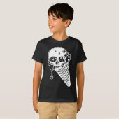 邪悪なアイスクリームコーンTシャツ Tシャツ (正面フル)