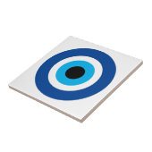 邪悪なアイブルーマティのアイコンを持つ小さなセラミックタイル タイル (側面)