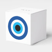 邪悪なアイブルーマティ幸運と保護ウェディングパーティー フェイバーボックス (正面サイド)