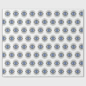 邪悪なアイプロテクションのビーズamulet ラッピングペーパー (フラット)