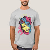 邪悪なアニメの悪役 Tシャツ (正面)