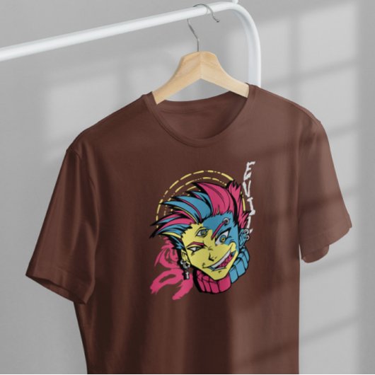 邪悪なアニメの悪役 Tシャツ