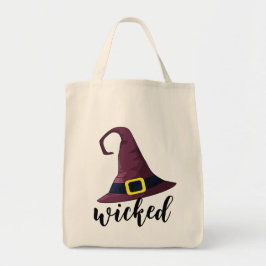 邪悪なウィッチハット、おもしろいハロウィーン トートバッグ