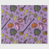 邪悪なエレガント紫 ラッピングペーパー (フラット)