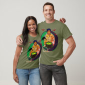 邪悪なカボチャのハロウィーン疲労 Tシャツ (ユニセックス)