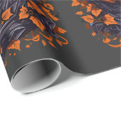 邪悪なカボチャ魔女 ラッピングペーパー (ロールコーナー)