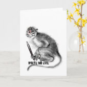 邪悪なカードを書かないで下さい カード (黄色い花)