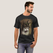 邪悪なキャットゥーサ メドゥーサ 猫 Tシャツ (正面フル)