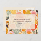 邪悪なキリスト教の聖句に打ち勝てない ポストカード (正面/裏面)