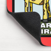 邪悪なキリンのマウスパッドの用心して下さい マウスパッド (コーナー)