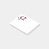 邪悪なクイーンスモールアップルのポストイットノート ポストイット (アングル)