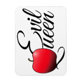 邪悪なクイーンレッドアップル マグネット (縦)