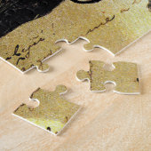 邪悪なクランパスホラーデーモンホリデークリスマスクリスマス ジグソーパズル (側面)