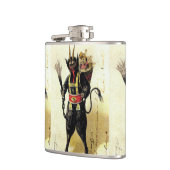 邪悪なクランパスホラーデーモンホリデークリスマスクリスマス フラスク (左)