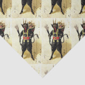 邪悪なクランパスホラーデーモンホリデークリスマスクリスマス 薄葉紙 (詳細)