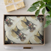 邪悪なクランパスホラーデーモンホリデークリスマスクリスマス 薄葉紙 (ギフト)