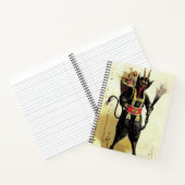 邪悪なクランプス 怖い悪魔 ホリデー クリスマス Xmas ノートブック (内部)