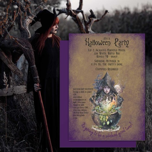 邪悪なグッドウィッチハローウィンパーティ 招待状